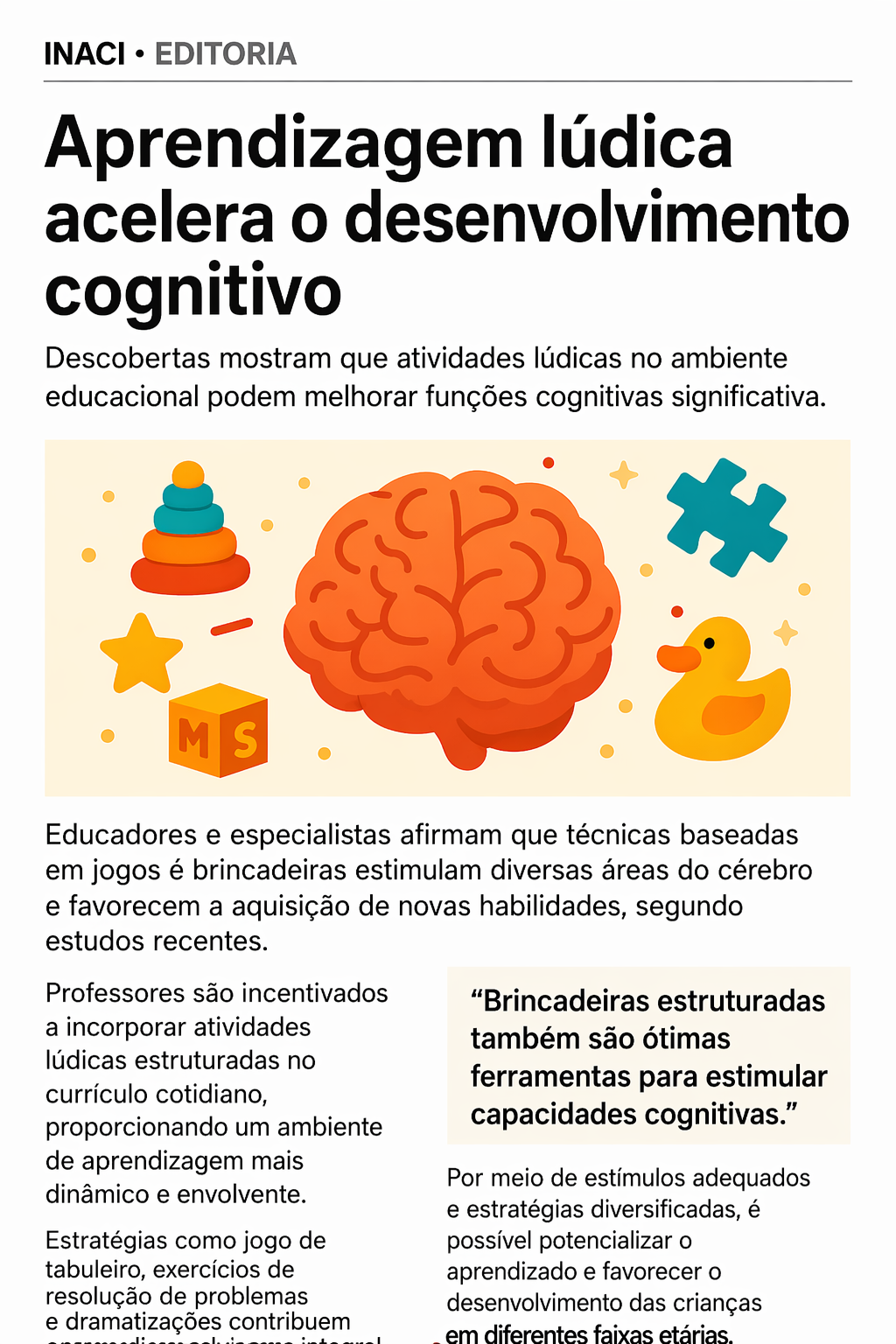 Artigo educação financeira infantil